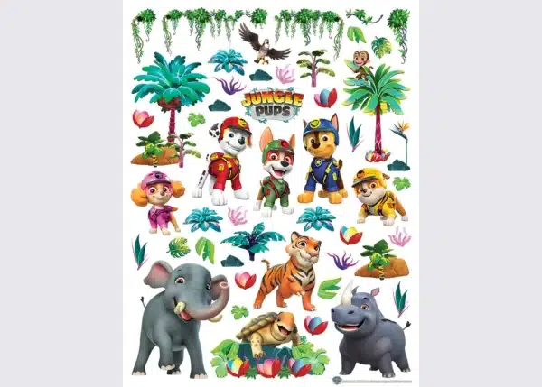 Wall Stickers Paw Patrol Jungle, 65 x 85 cm, DK2365