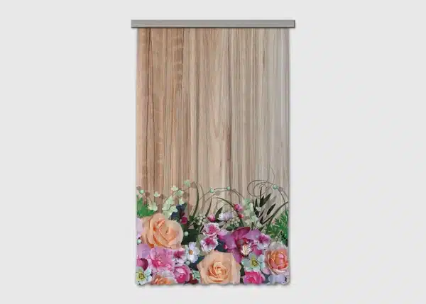 Curtain Wood Floral, 140 x 245 cm, FCPL6588