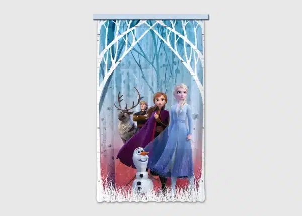 Dětsky dekorativní závěs Frozen | 140 x 245 cm | FCSL 7165