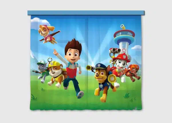 Curtain Paw Patrol Rush to Rescue, 180 x 160 cm, FCSXL4389