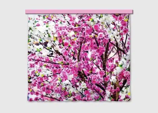 Curtain PinKFloral, 180 x 160 cm, FCSXL4806