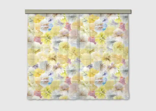Curtain Floral Mosaic, 180 x 160 cm, FCSXL4808