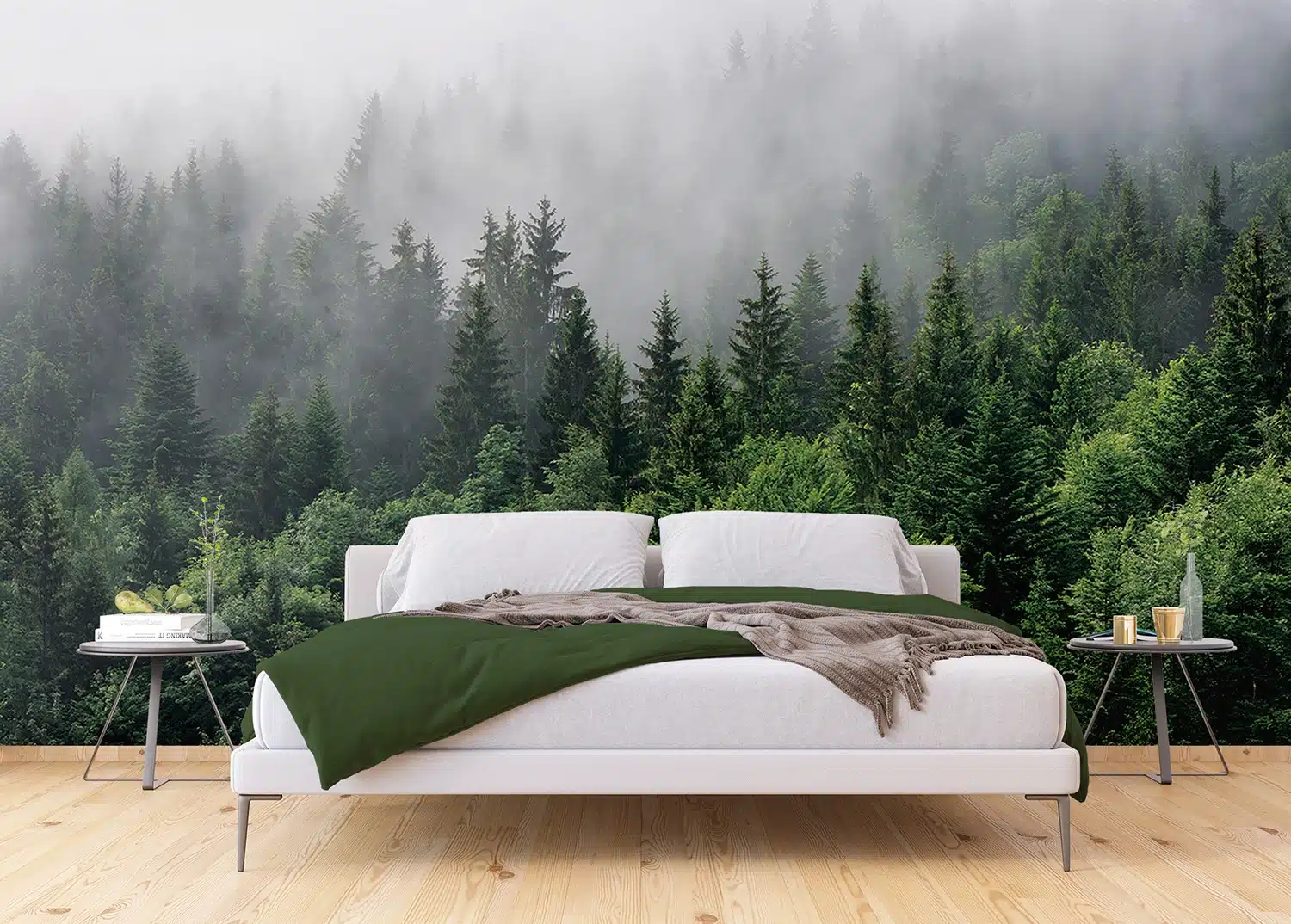 Custom Size Wall Mural Misty Morning | Premium Non-Woven Wallpaper | FT5P3031 3