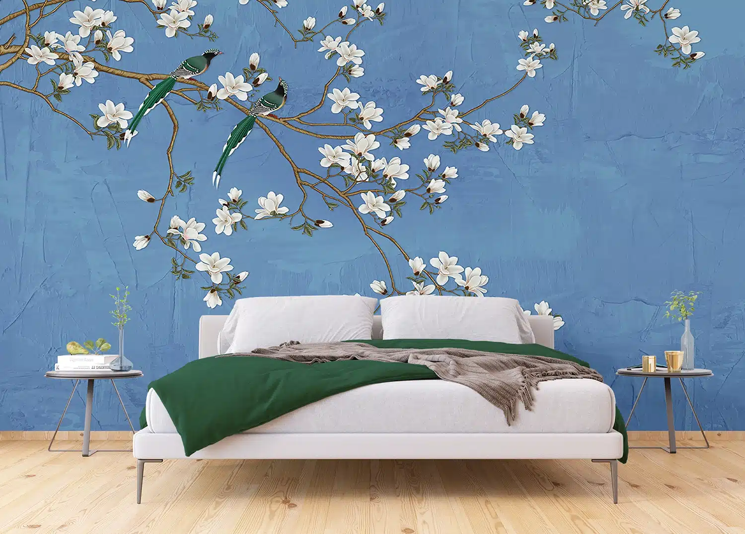 Custom Size Wall Mural Touch oFSakura | Premium Non-Woven Wallpaper | FT5P3035 5