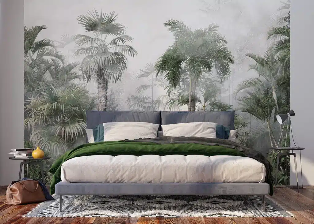 Custom Size Wall Mural Tropical Forest | Premium Non-Woven Wallpaper | FT5P3039 4