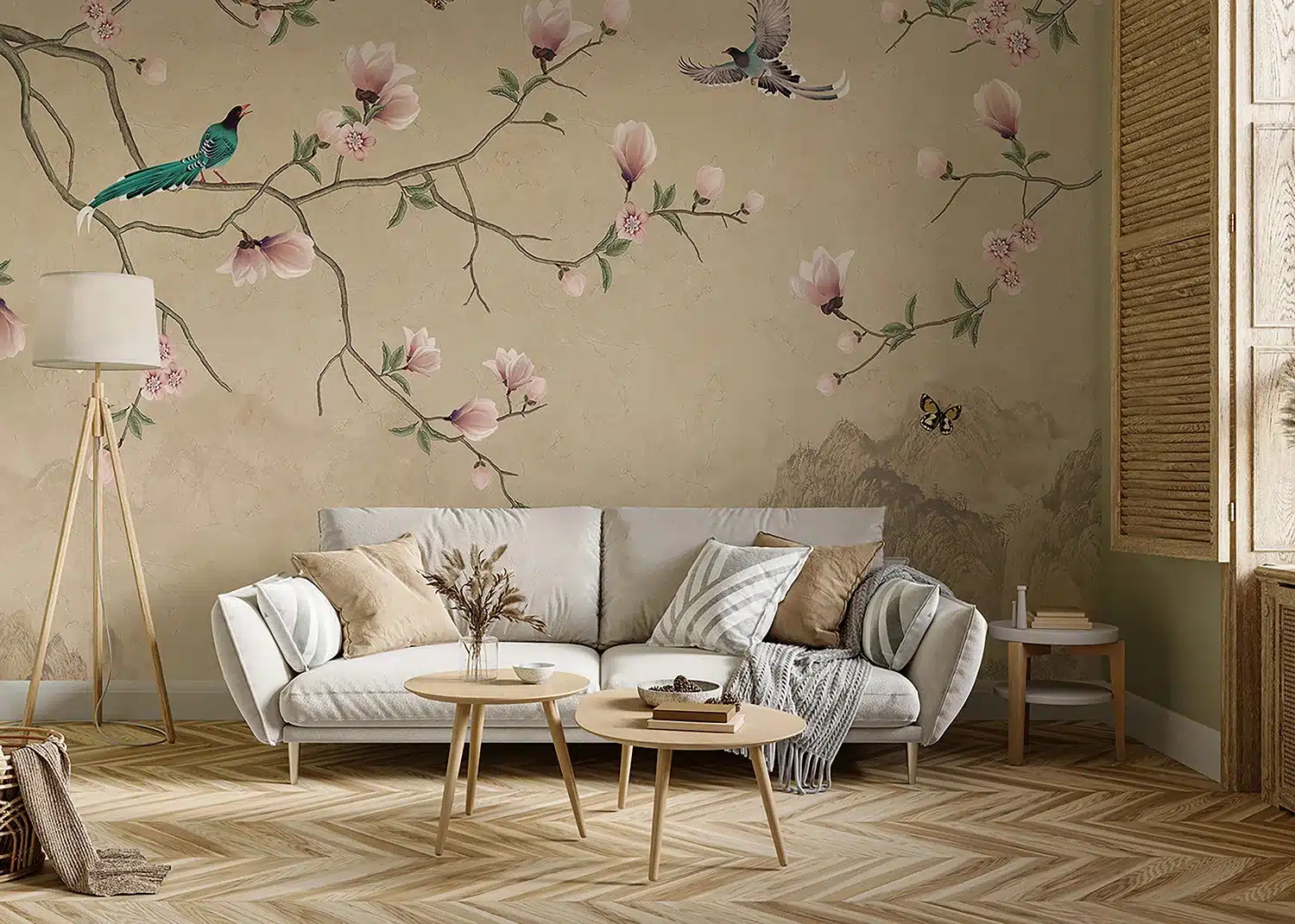 Custom Size Wall Mural Chinese Scenery | Premium Non-Woven Wallpaper | FT5P352023 3