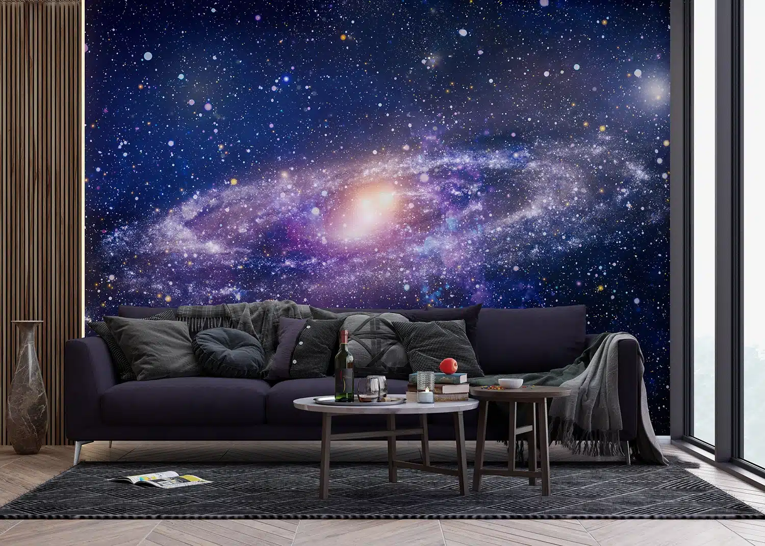 Custom Size Wall Mural Galaxy | Premium Non-Woven Wallpaper | FT5P352041 3