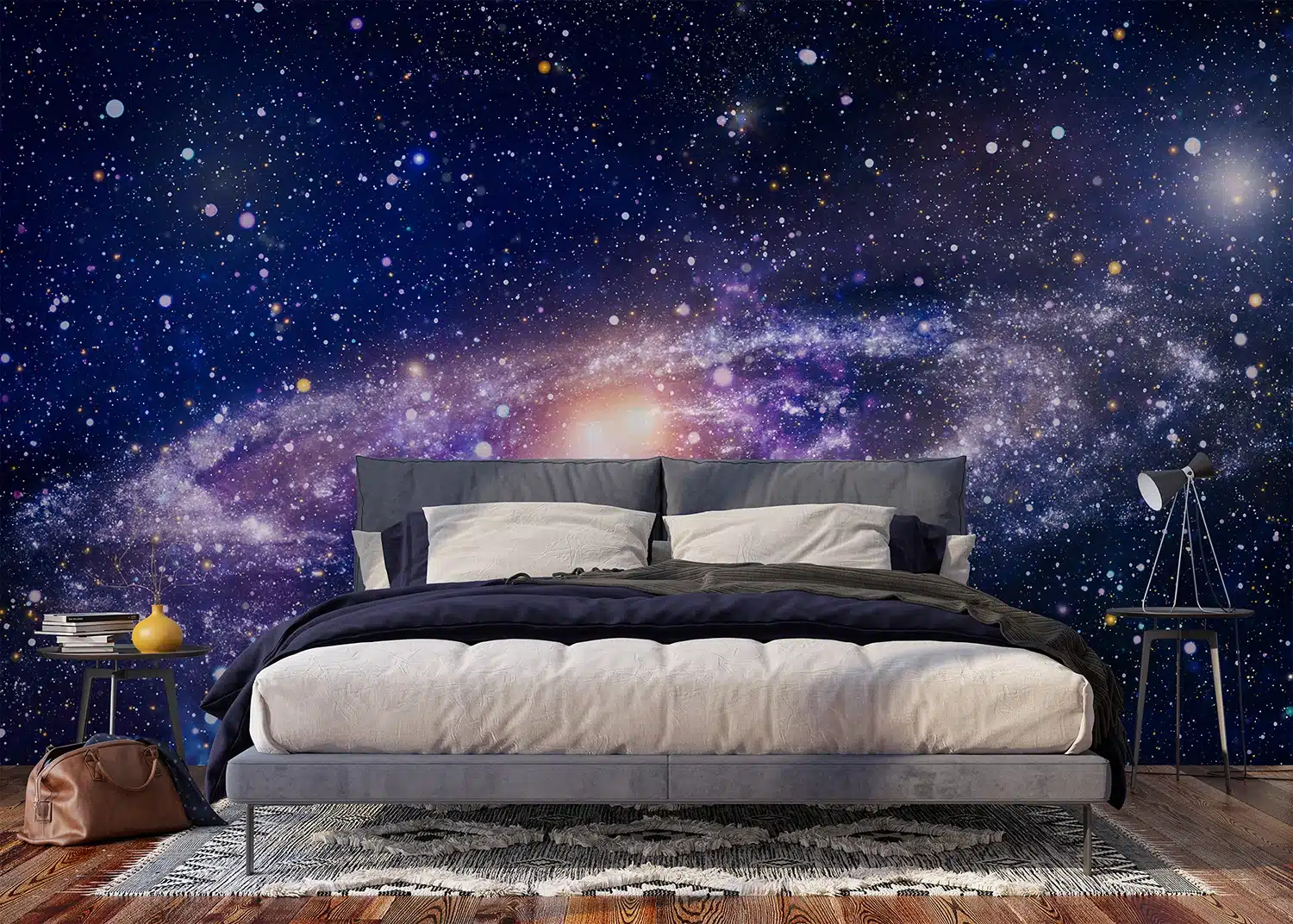 Custom Size Wall Mural Galaxy | Premium Non-Woven Wallpaper | FT5P352041 2