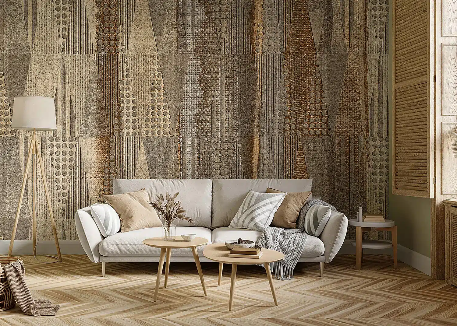 Custom Size Wall Mural Royal Grunge | Premium Non-Woven Wallpaper | FT5P352047