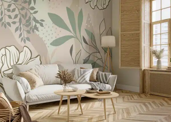 Wall Mural Vector Flowers, 375 x 270 cm, FT5P 352161