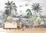 Wall Mural Faded Dino World, 375 x 270 cm, FT5P 352181