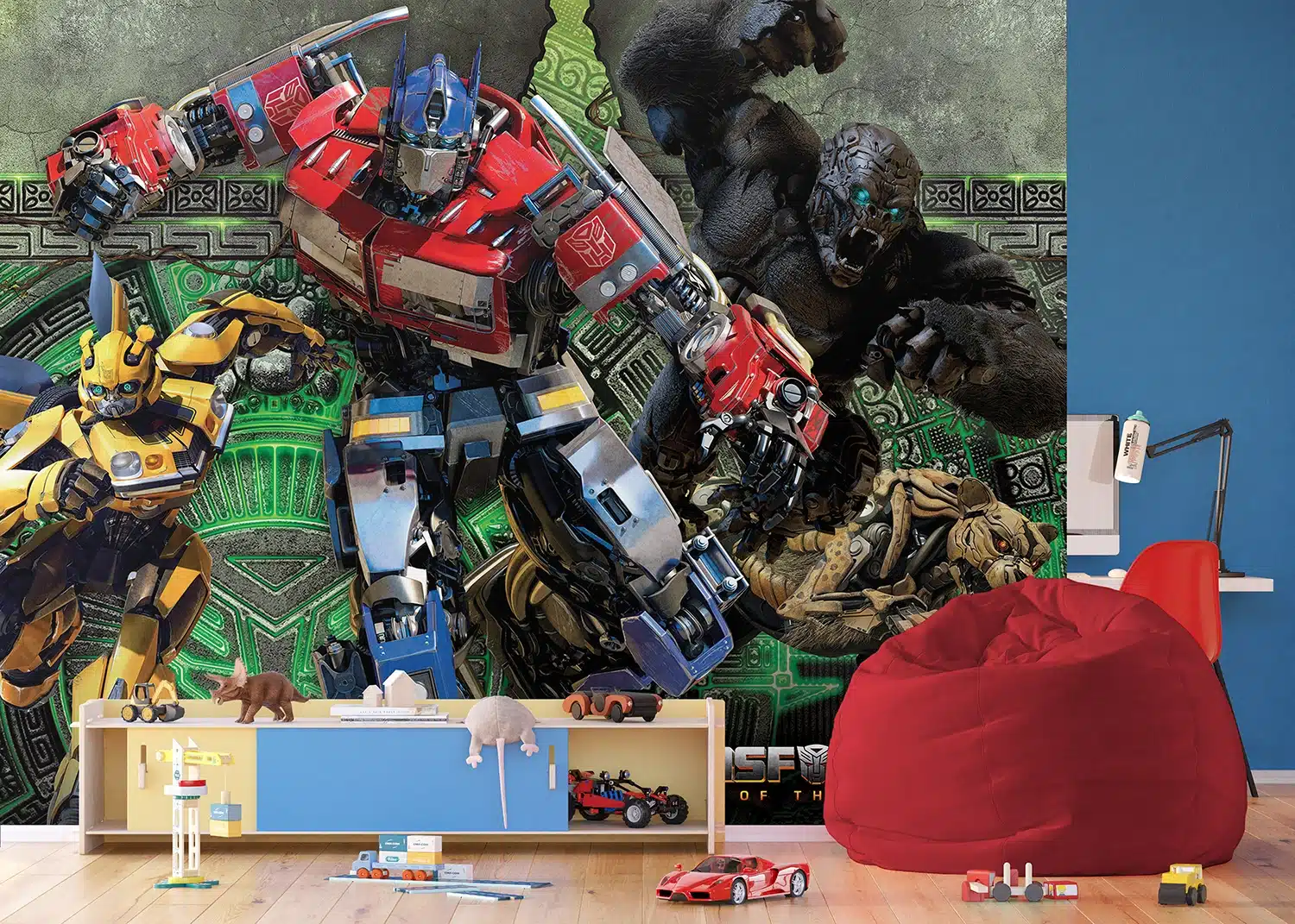 Custom Size Wall Mural Transformers | Premium Non-Woven Wallpaper | FTD5P352203