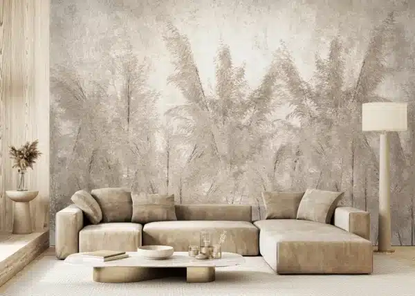 Wall Mural Dim Pampas, 375 x 270 cm, FT5P 352239