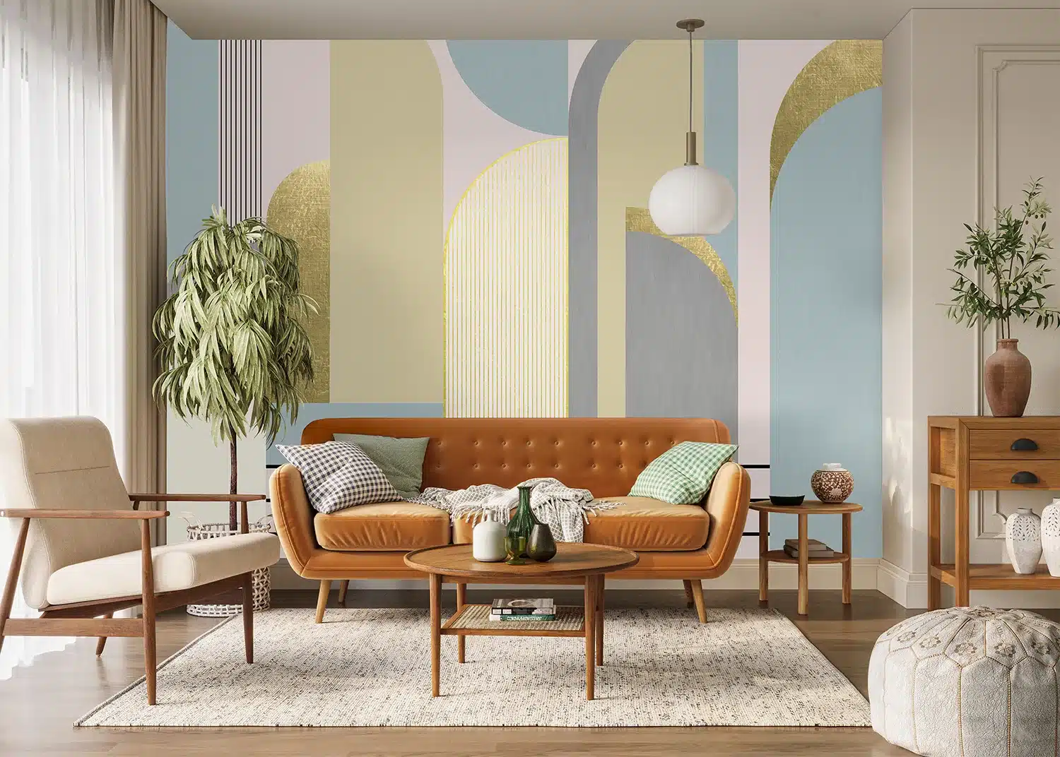 Custom Size Wall Mural Artistic Composition | Premium Non-Woven Wallpaper | FT5P352319