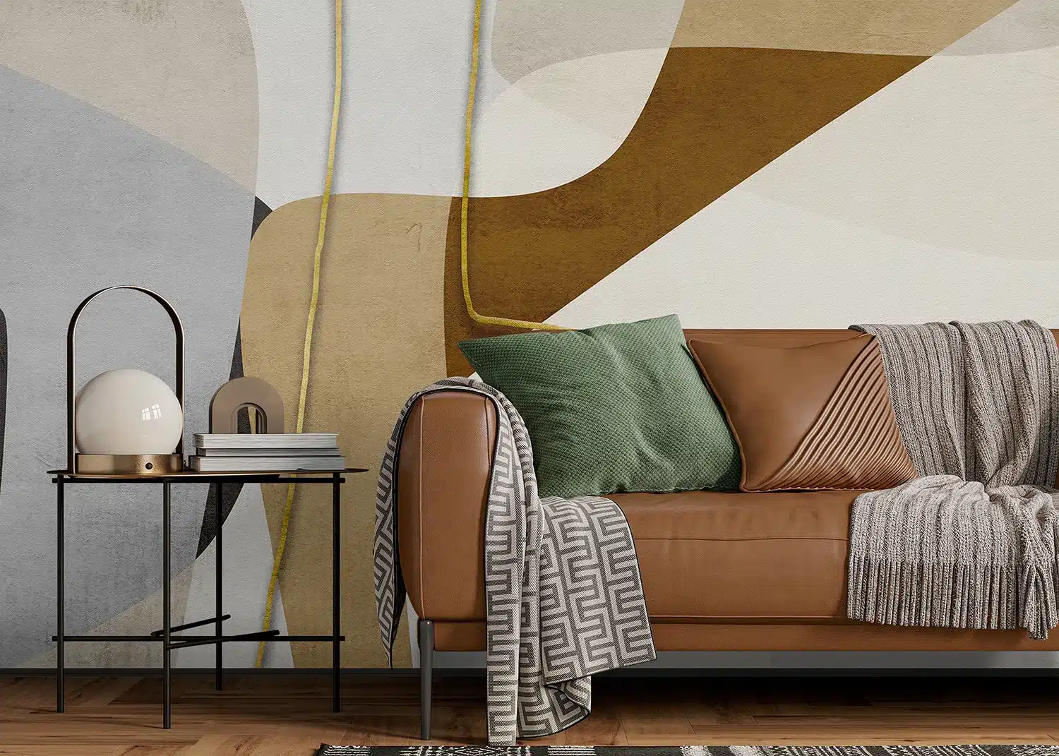 Custom Size Wall Mural Chaotic Structures | Premium Non-Woven Wallpaper | FT5P352337 4