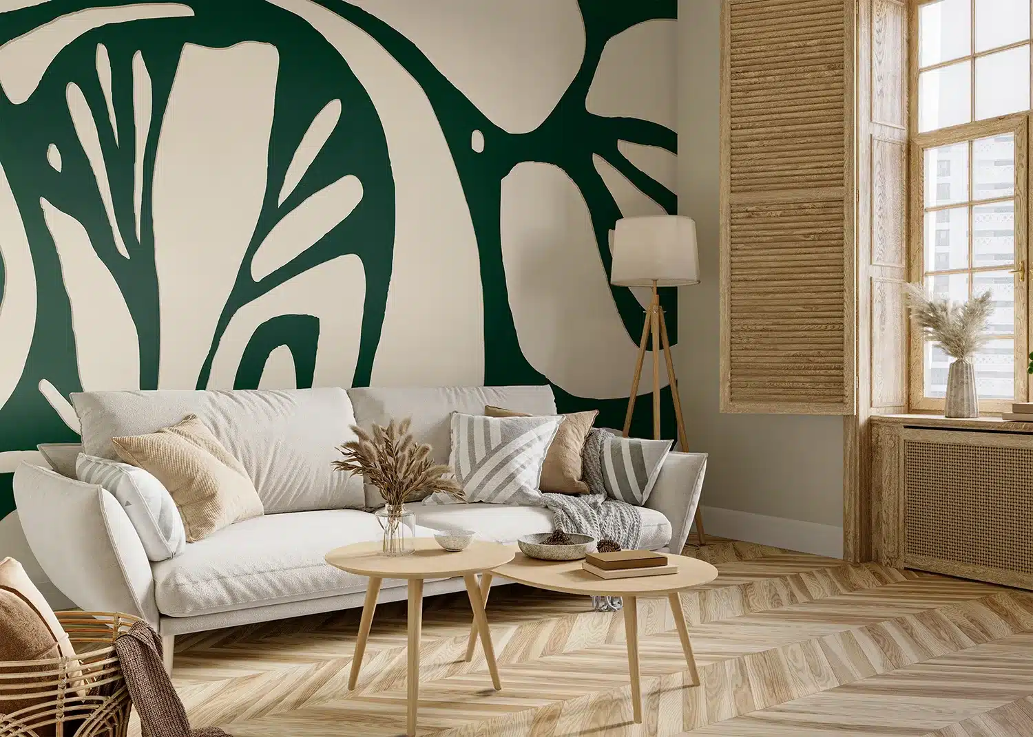 Custom Size Wall Mural Foliage Expression | Premium Non-Woven Wallpaper | FT5P352339 2