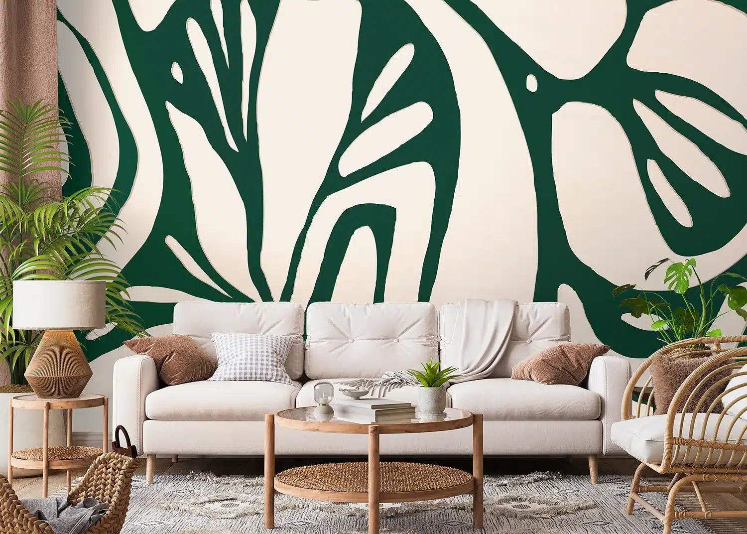 Custom Size Wall Mural Foliage Expression | Premium Non-Woven Wallpaper | FT5P352339