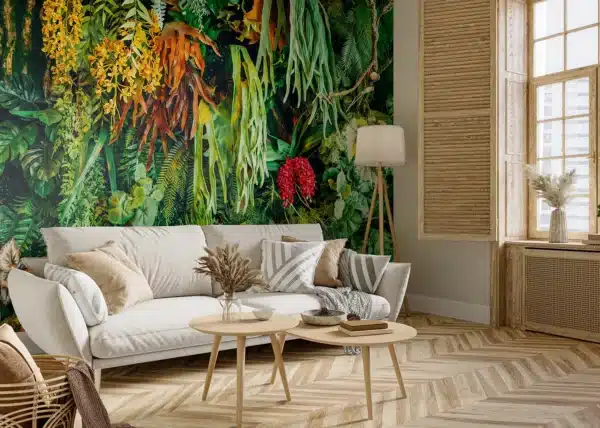 Custom Size Wall Mural Jungle Wall | Premium Non-Woven Wallpaper | FT5P 352417