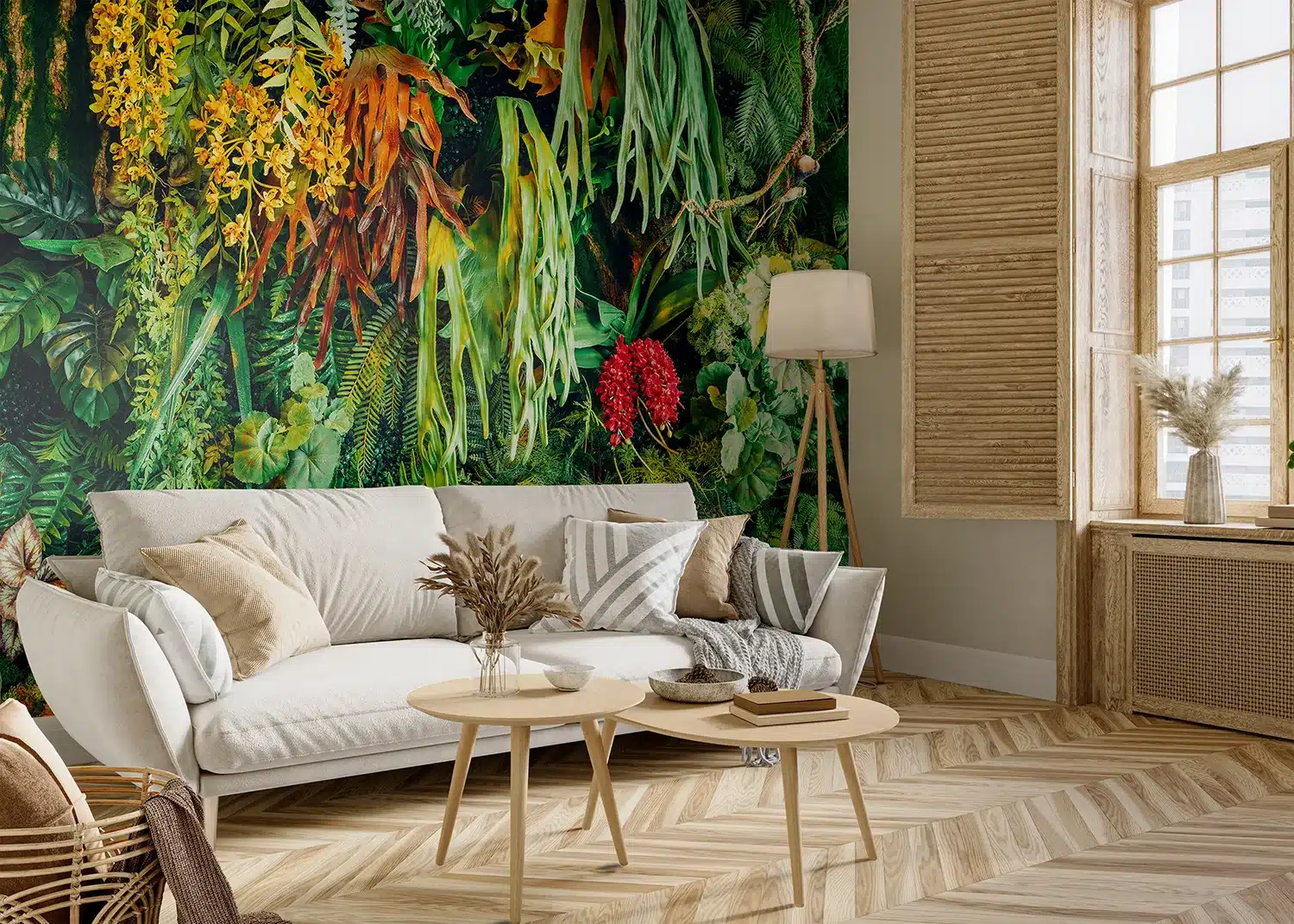 Custom Size Wall Mural Jungle Wall | Premium Non-Woven Wallpaper | FT5P352417