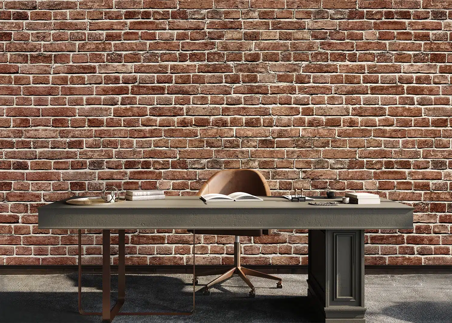 Custom Size Wall Mural Midland Bricks | Premium Non-Woven Wallpaper | FT5P352427 2