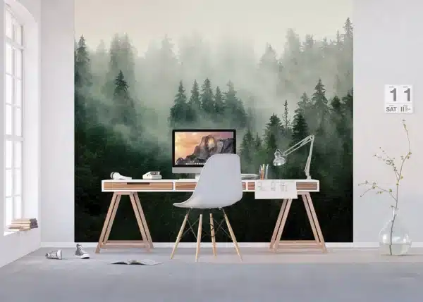 Vliesová fototapeta na zed' Lesní Mlha | 300 x 270 cm | FT4P 5703