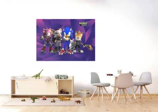Dětská vliesová fototapeta na zed' Sonic | 155 x 110 cm | FTDNM 7913