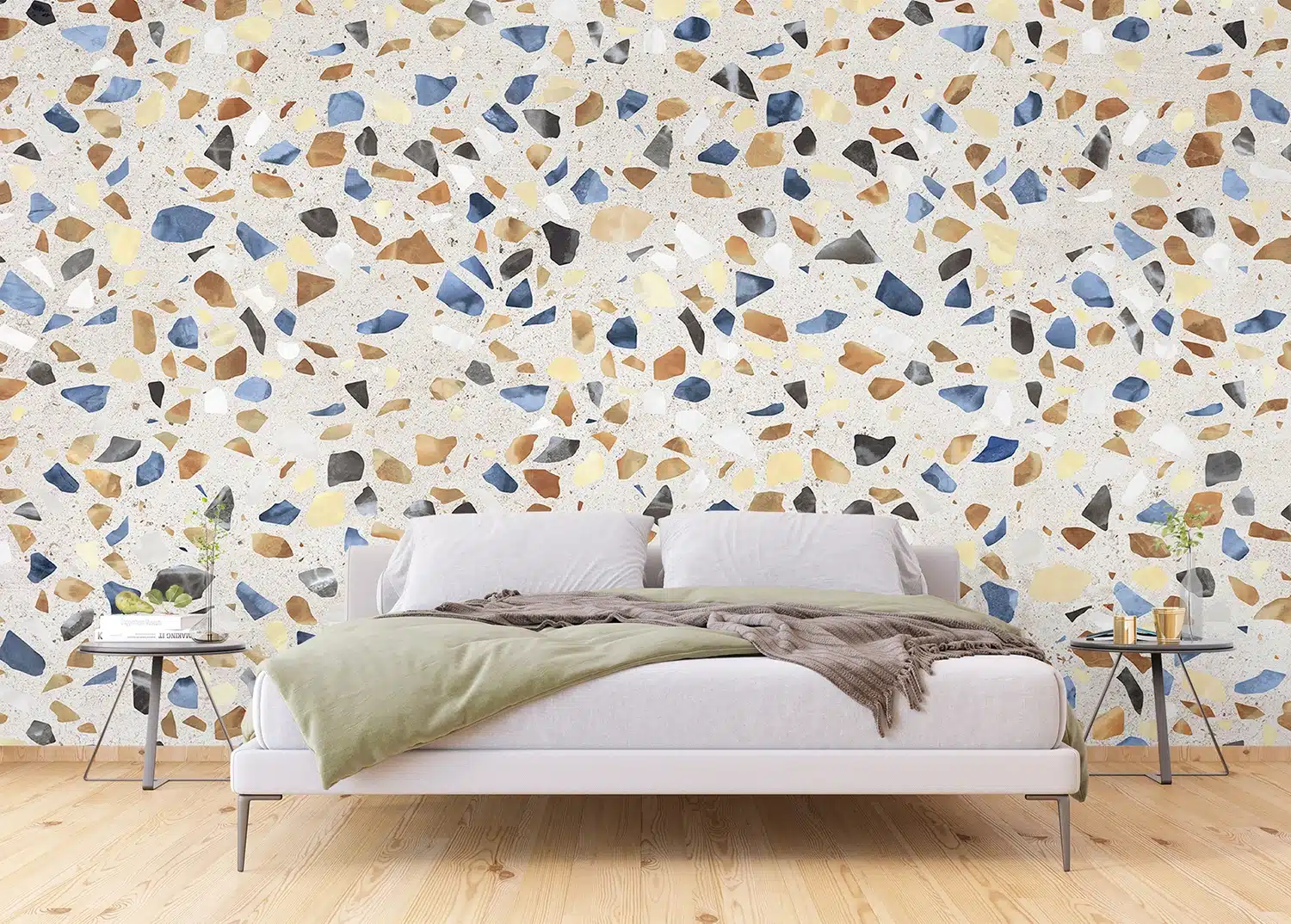Custom Size Wall Mural Terazzo Marble | Premium Non-Woven Wallpaper | FTNS1248 3