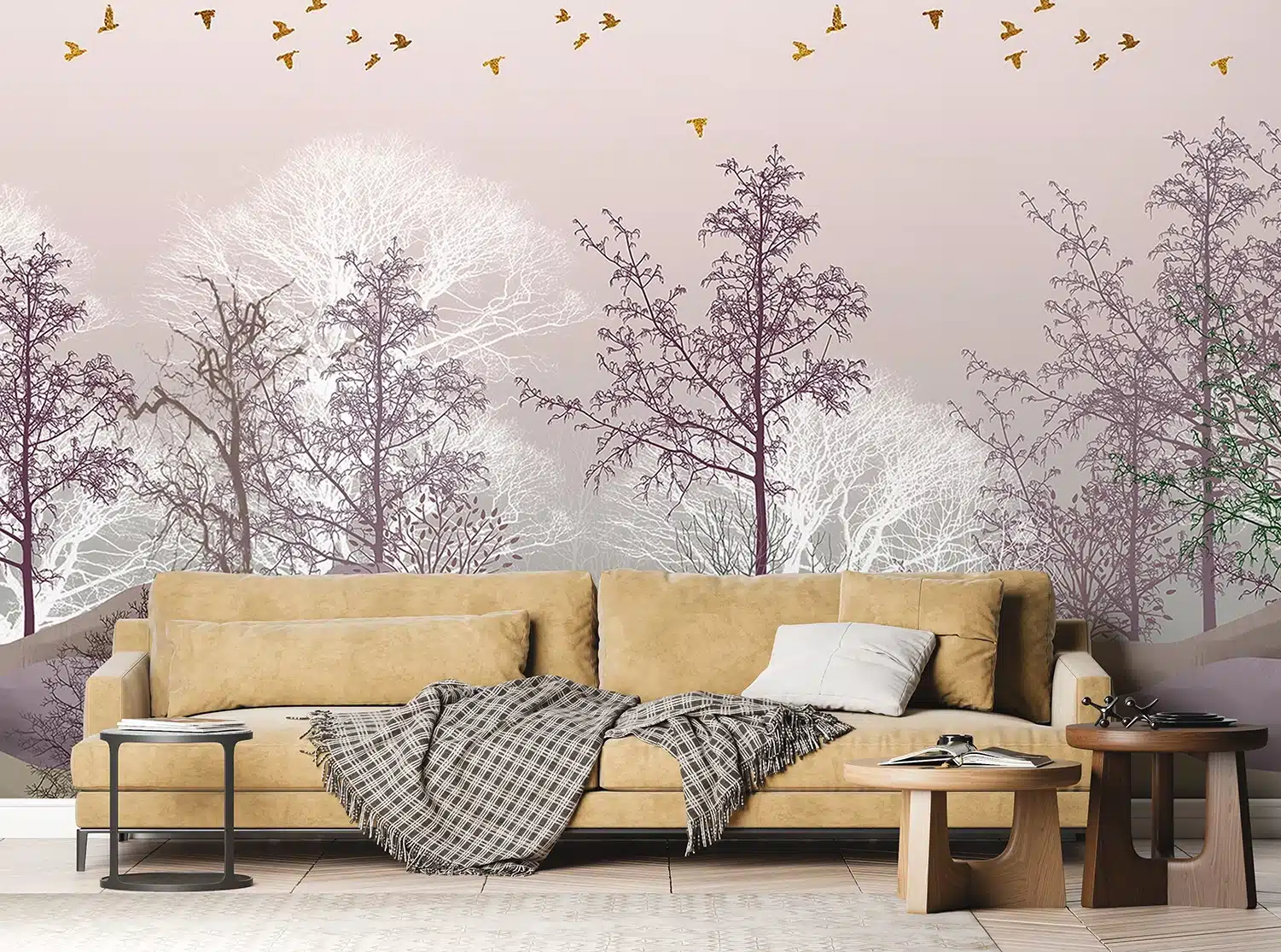Custom Size Wall Mural Magic Forest | Premium Non-Woven Wallpaper | FTNS1253 3