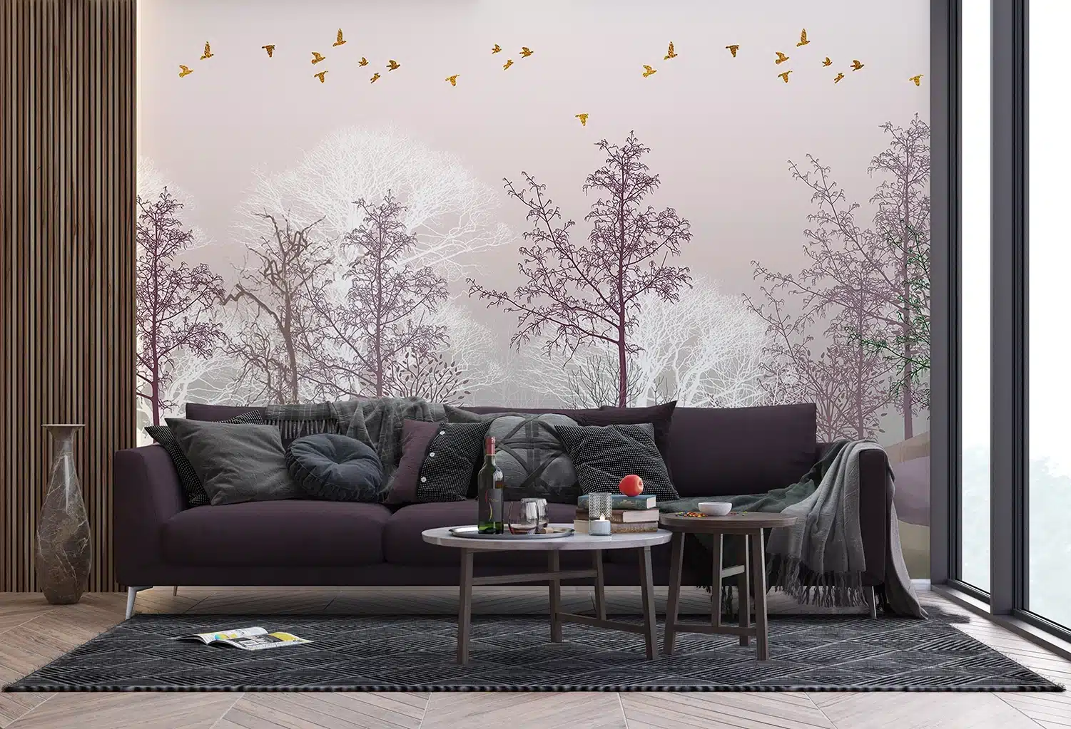 Custom Size Wall Mural Magic Forest | Premium Non-Woven Wallpaper | FTNS1253 4