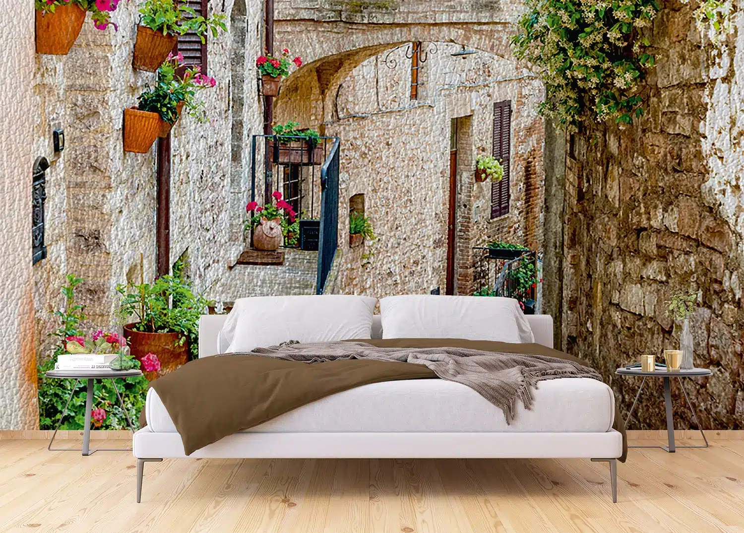 Custom Size Wall Mural Garden | Premium Non-Woven Wallpaper | FTNS1257