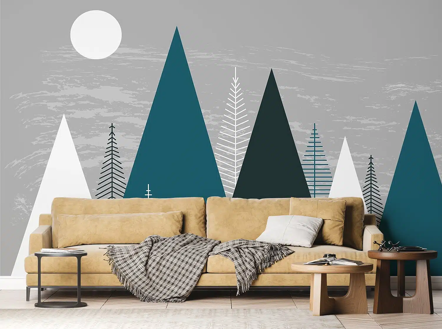 Custom Size Wall Mural Mountain Spike | Premium Non-Woven Wallpaper | FTNS1270 3