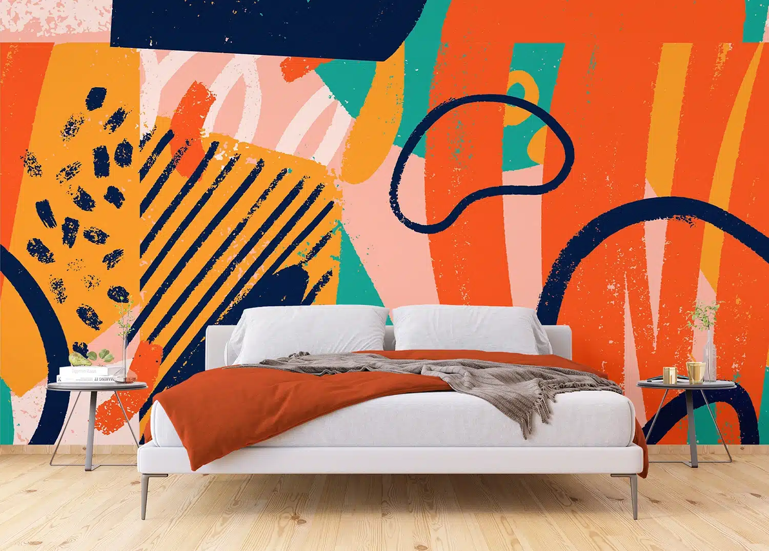 Custom Size Wall Mural Art Modern | Premium Non-Woven Wallpaper | FTNS1272