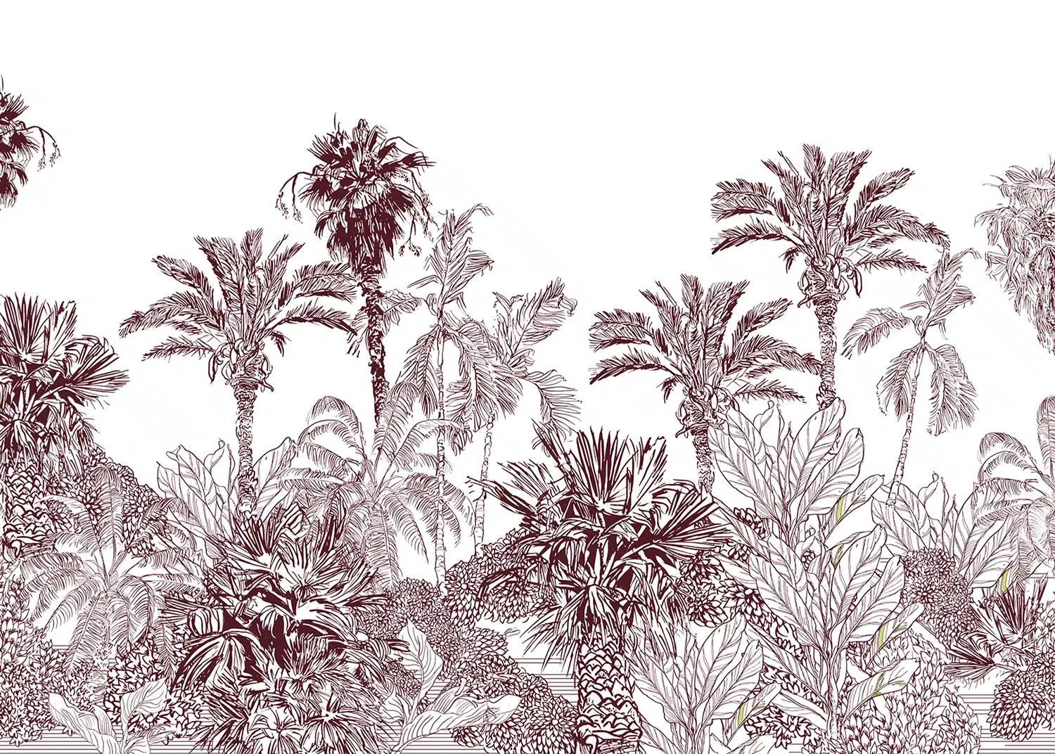 Custom Size Wall Mural In the Jungle | Premium Non-Woven Wallpaper | FTNS1273