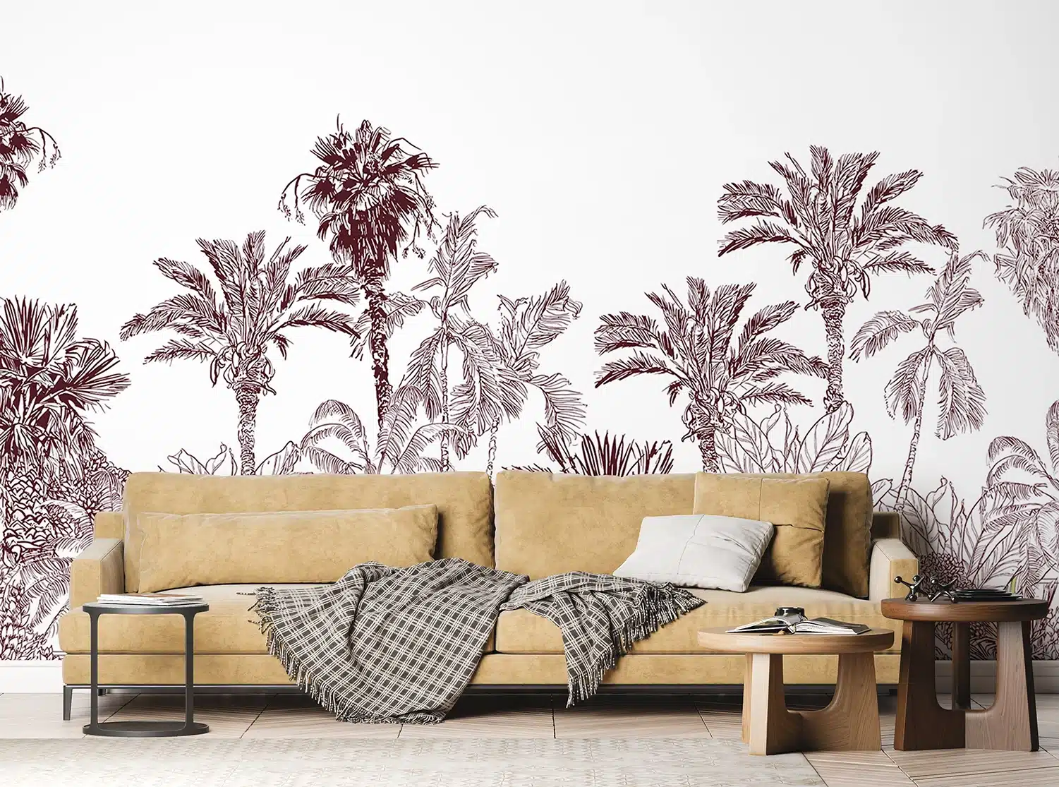Custom Size Wall Mural In the Jungle | Premium Non-Woven Wallpaper | FTNS1273 3