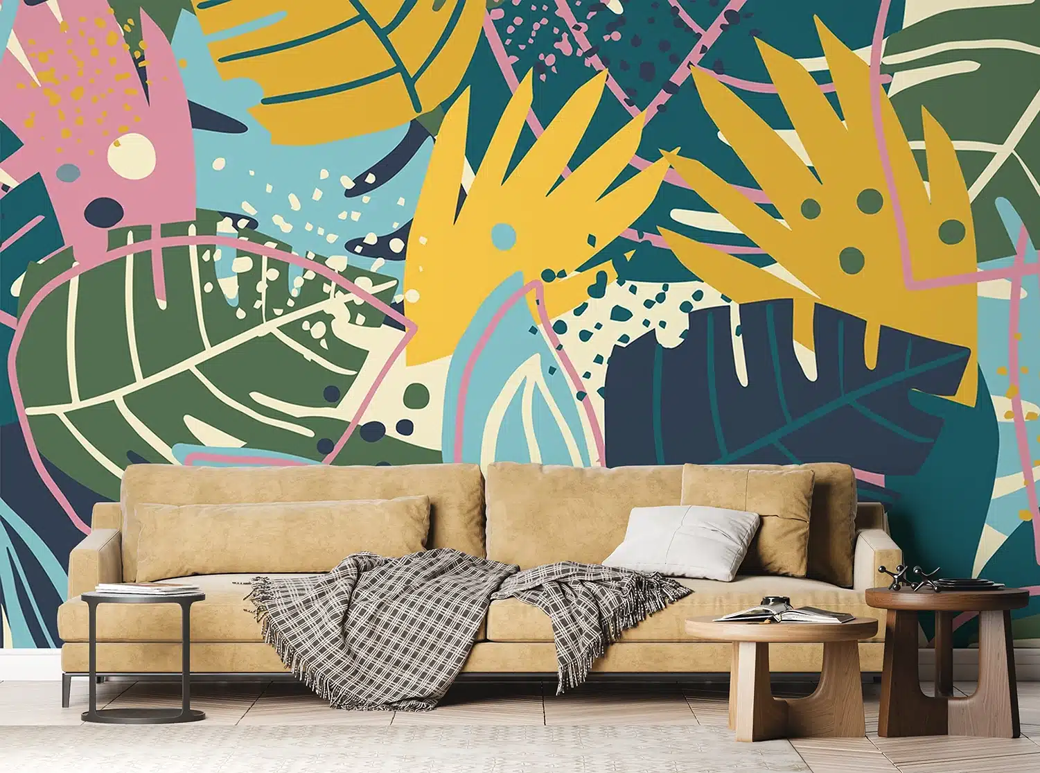 Custom Size Wall Mural Color Pop | Premium Non-Woven Wallpaper | FTNS1275 3