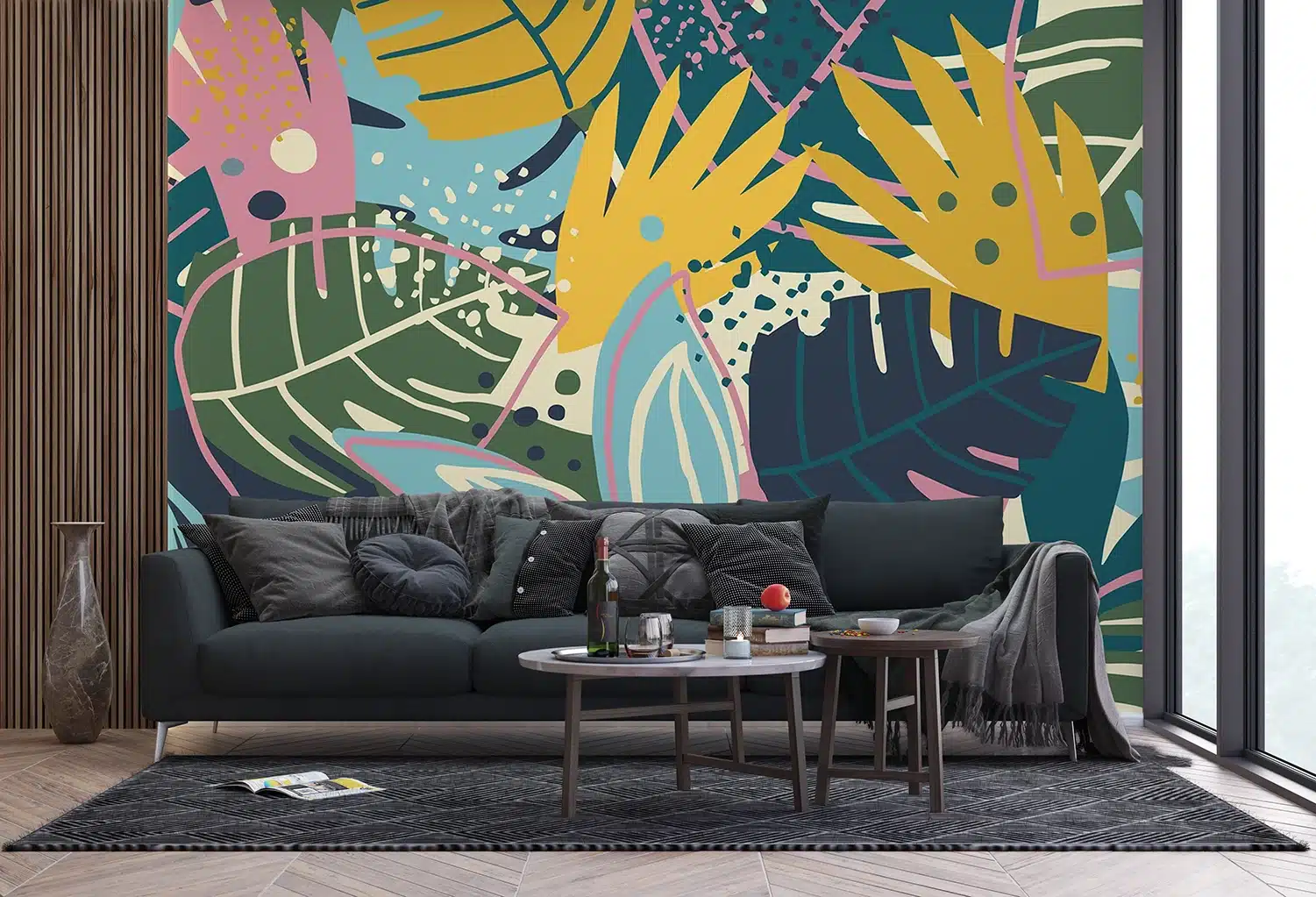 Custom Size Wall Mural Color Pop | Premium Non-Woven Wallpaper | FTNS1275 4