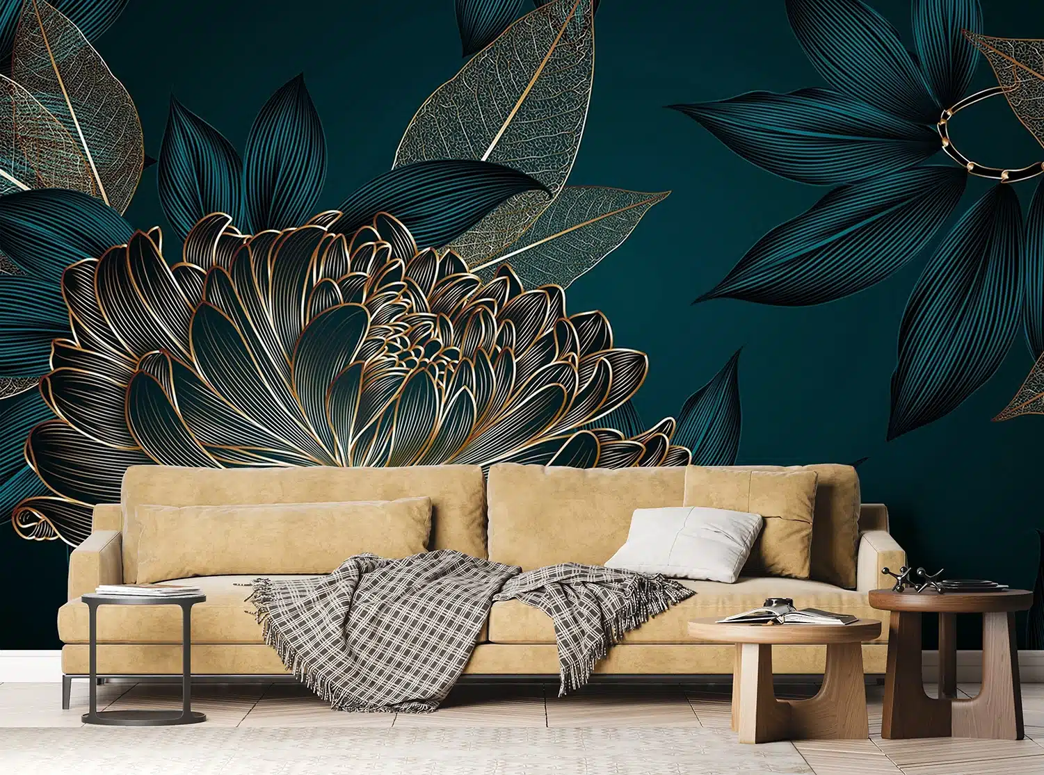 Custom Size Wall Mural Touch oFLuxury | Premium Non-Woven Wallpaper | FTNS1282 3