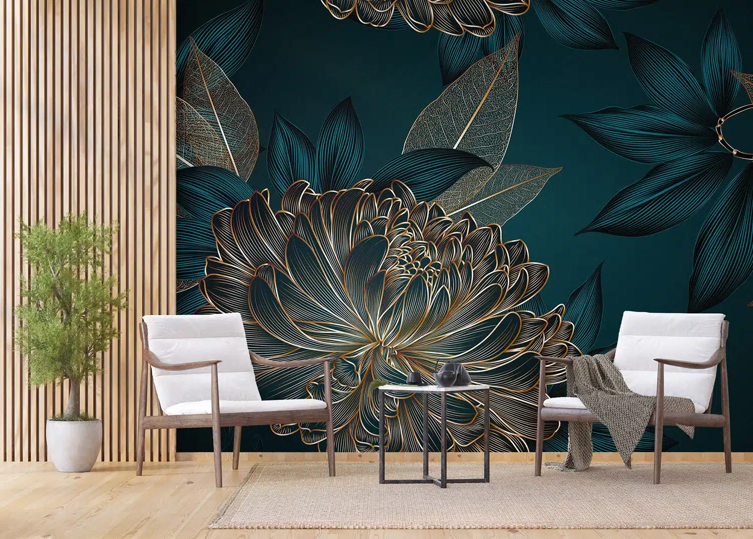 Custom Size Wall Mural Touch oFLuxury | Premium Non-Woven Wallpaper | FTNS1282 5
