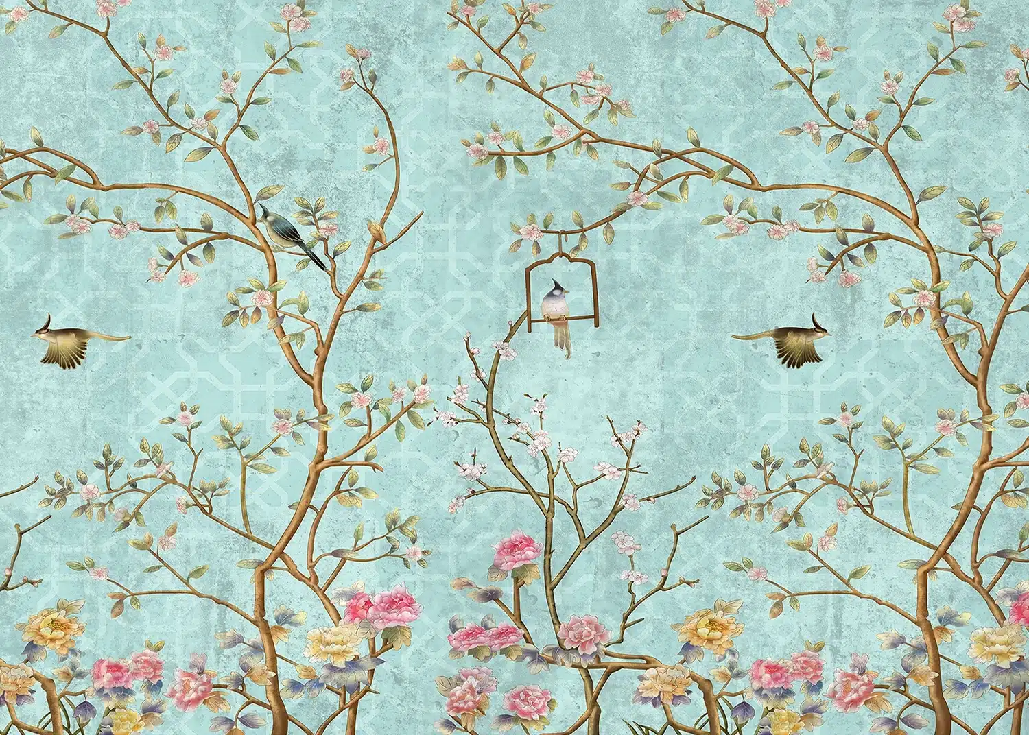 Custom Size Wall Mural Magic Garden | Premium Non-Woven Wallpaper | FTNS1285