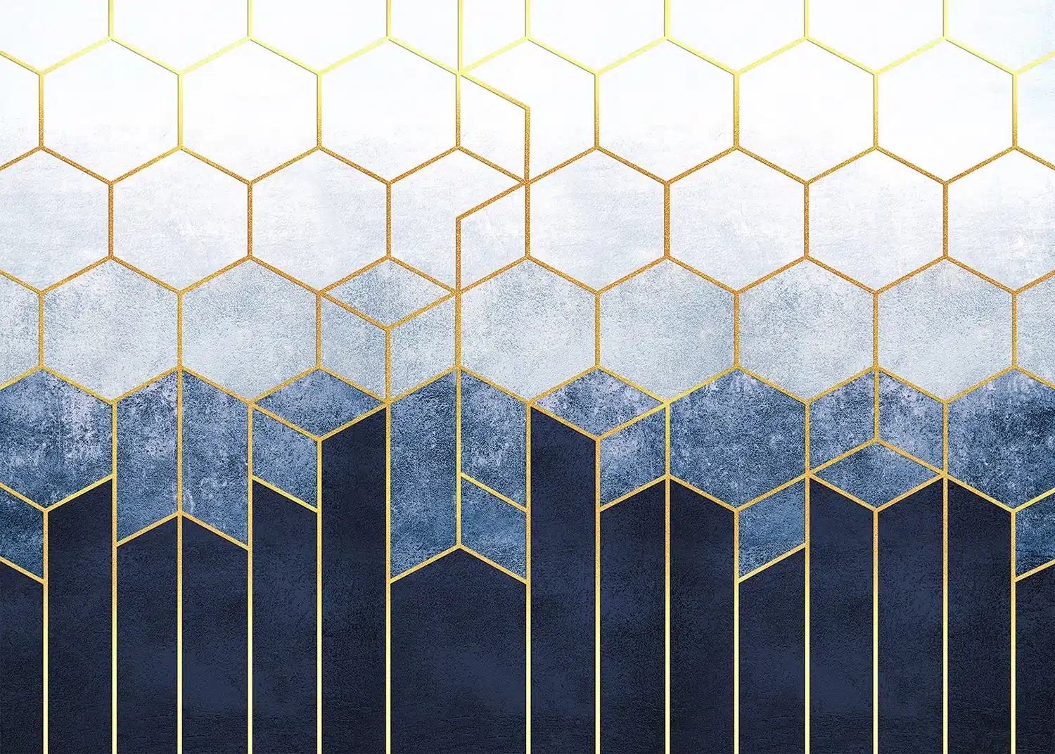 Custom Size Wall Mural Geometric Abstraction | Premium Non-Woven Wallpaper | FTNS1287