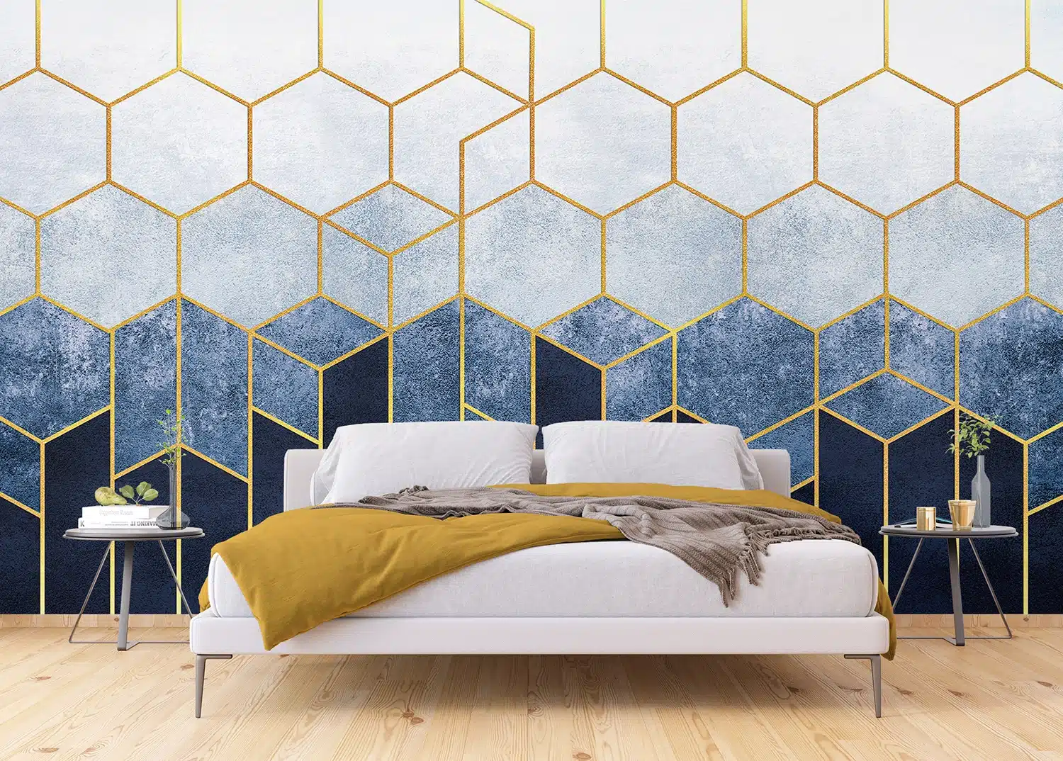 Custom Size Wall Mural Geometric Abstraction | Premium Non-Woven Wallpaper | FTNS1287 3