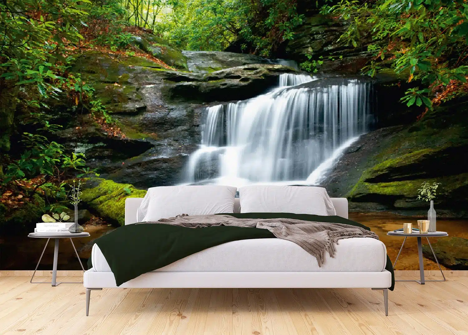 Custom Size Wall Mural Waterfall | Premium Non-Woven Wallpaper | FTNS2450 2