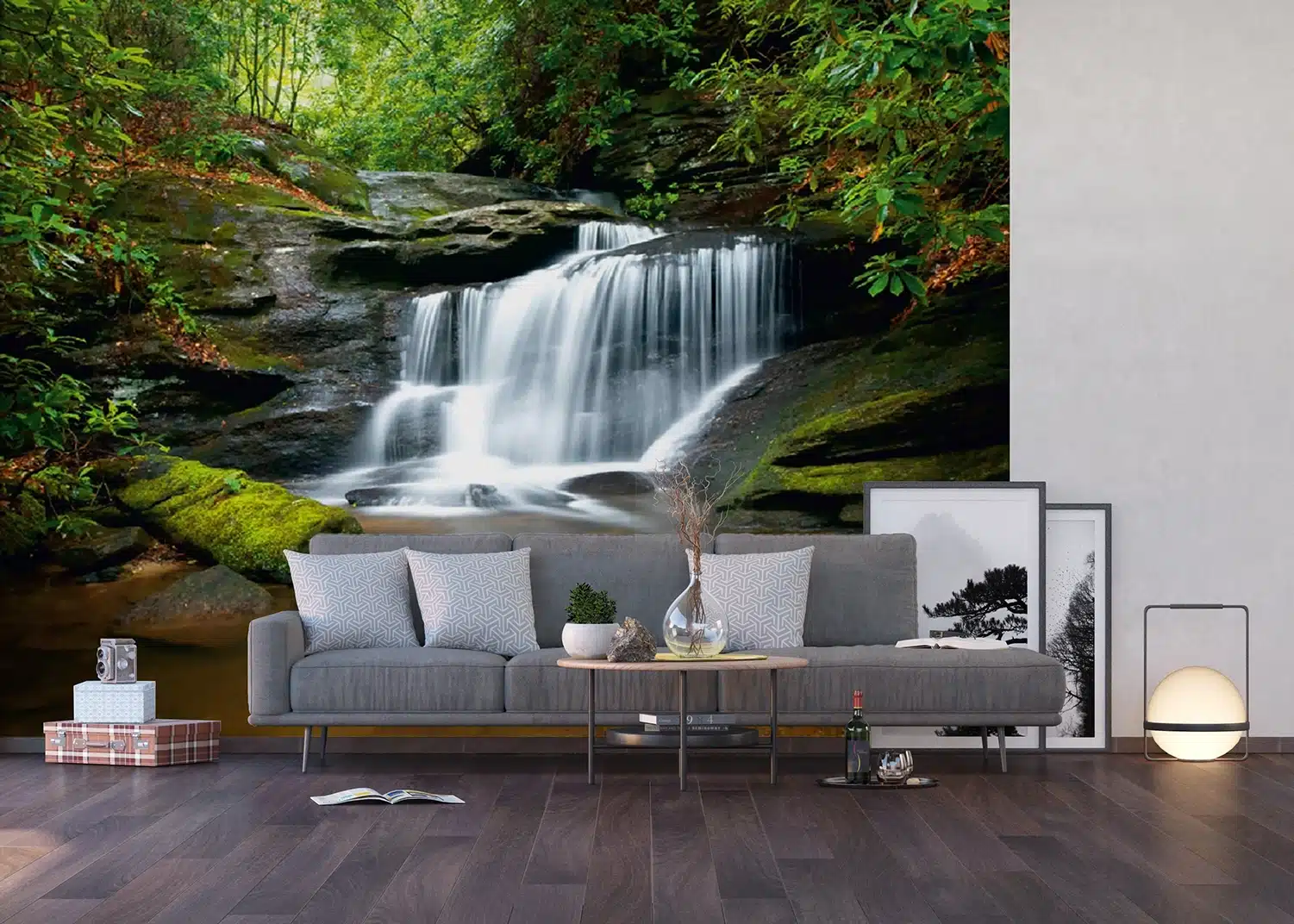 Custom Size Wall Mural Waterfall | Premium Non-Woven Wallpaper | FTNS2450 5