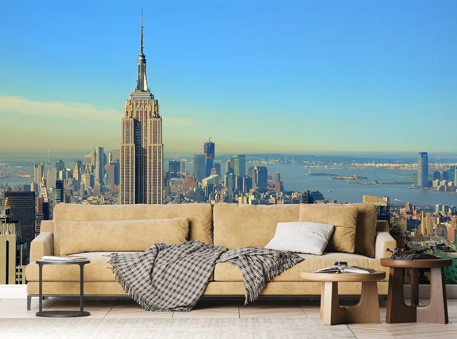 Custom Size Wall Mural New YorK| Premium Non-Woven Wallpaper | FTNS2471 4
