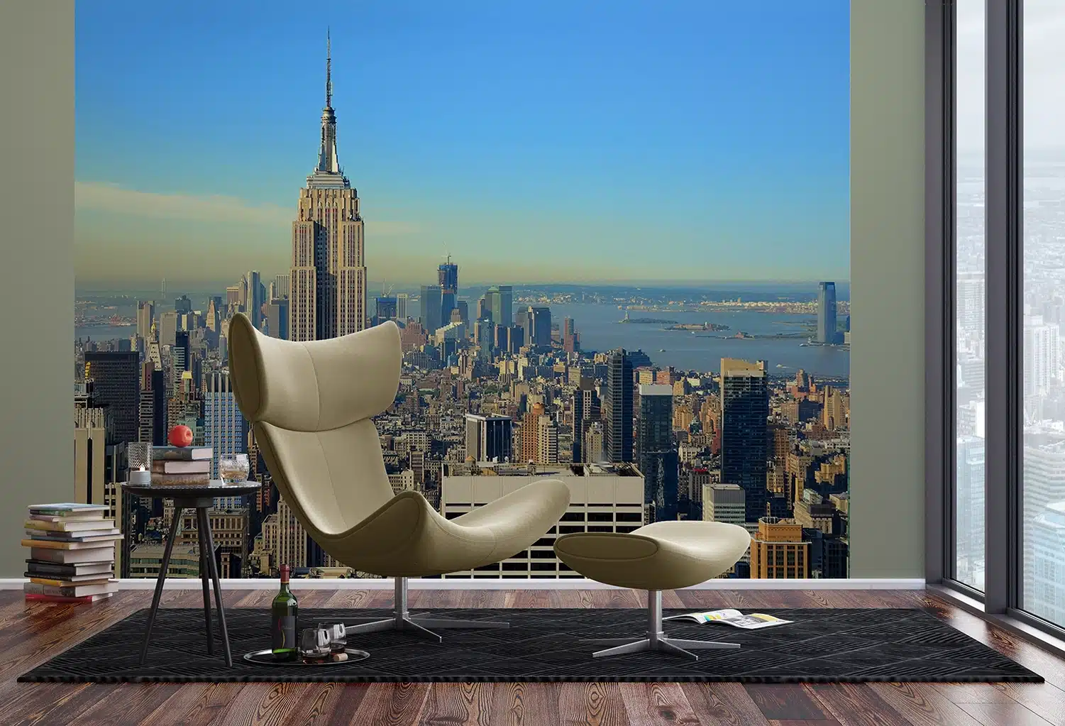 Custom Size Wall Mural New YorK| Premium Non-Woven Wallpaper | FTNS2471 2