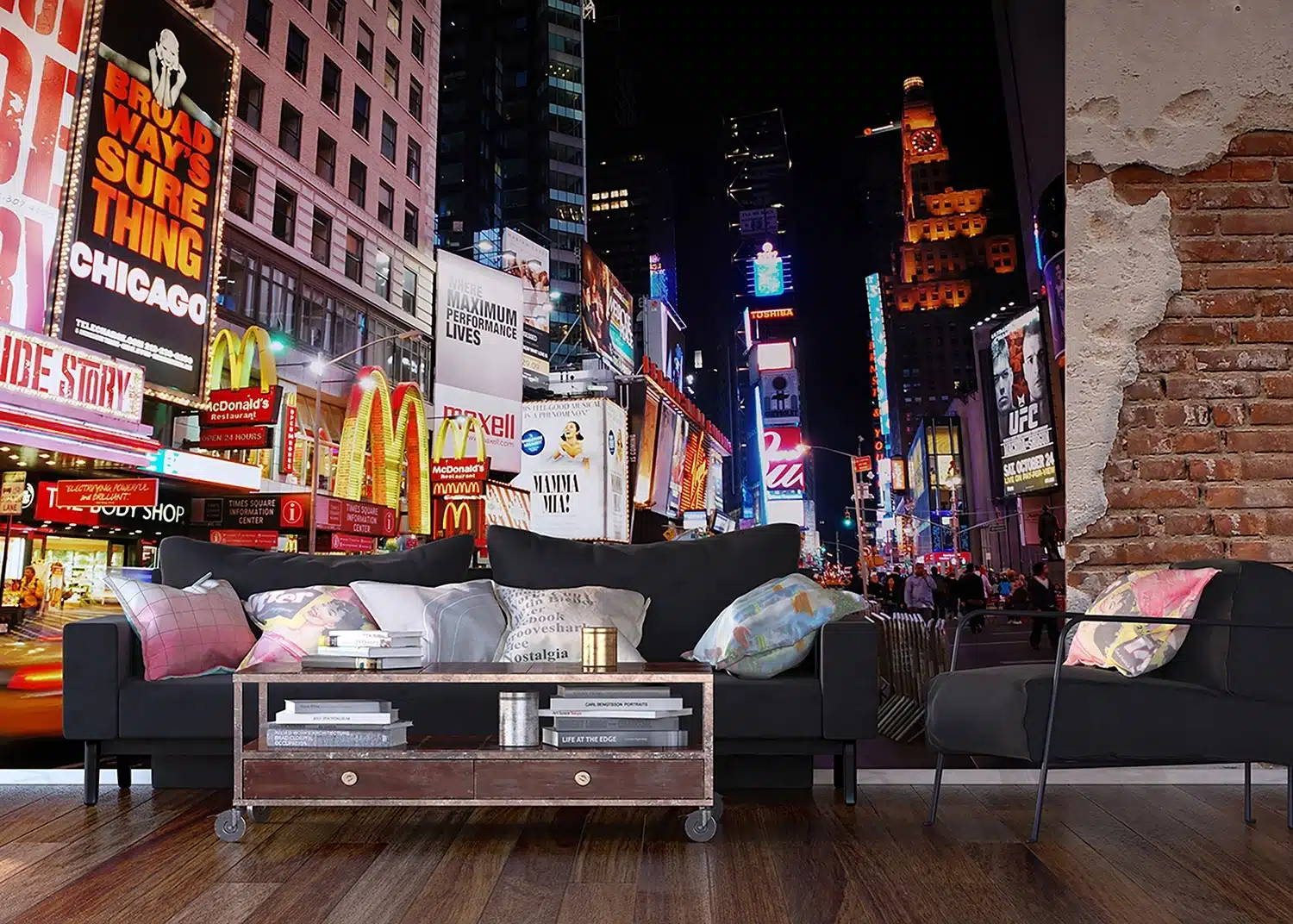 Custom Size Wall Mural Broadway | Premium Non-Woven Wallpaper | FTNS2473 2