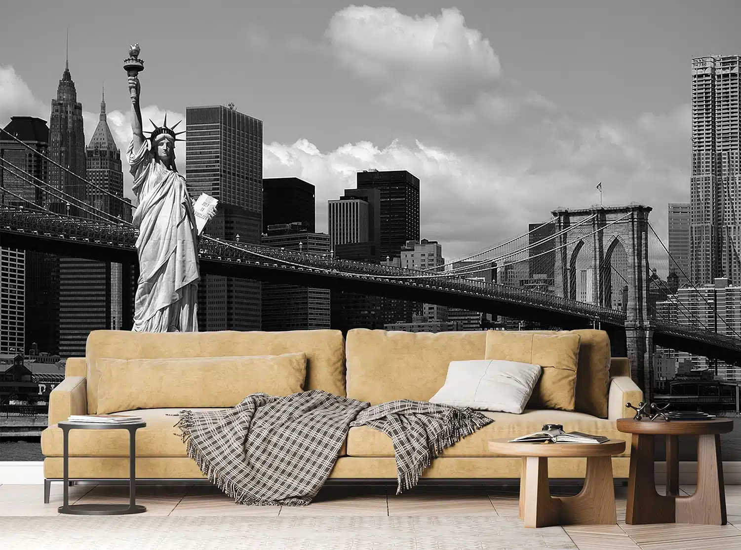 Custom Size Wall Mural Liberty | Premium Non-Woven Wallpaper | FTNS2475 4