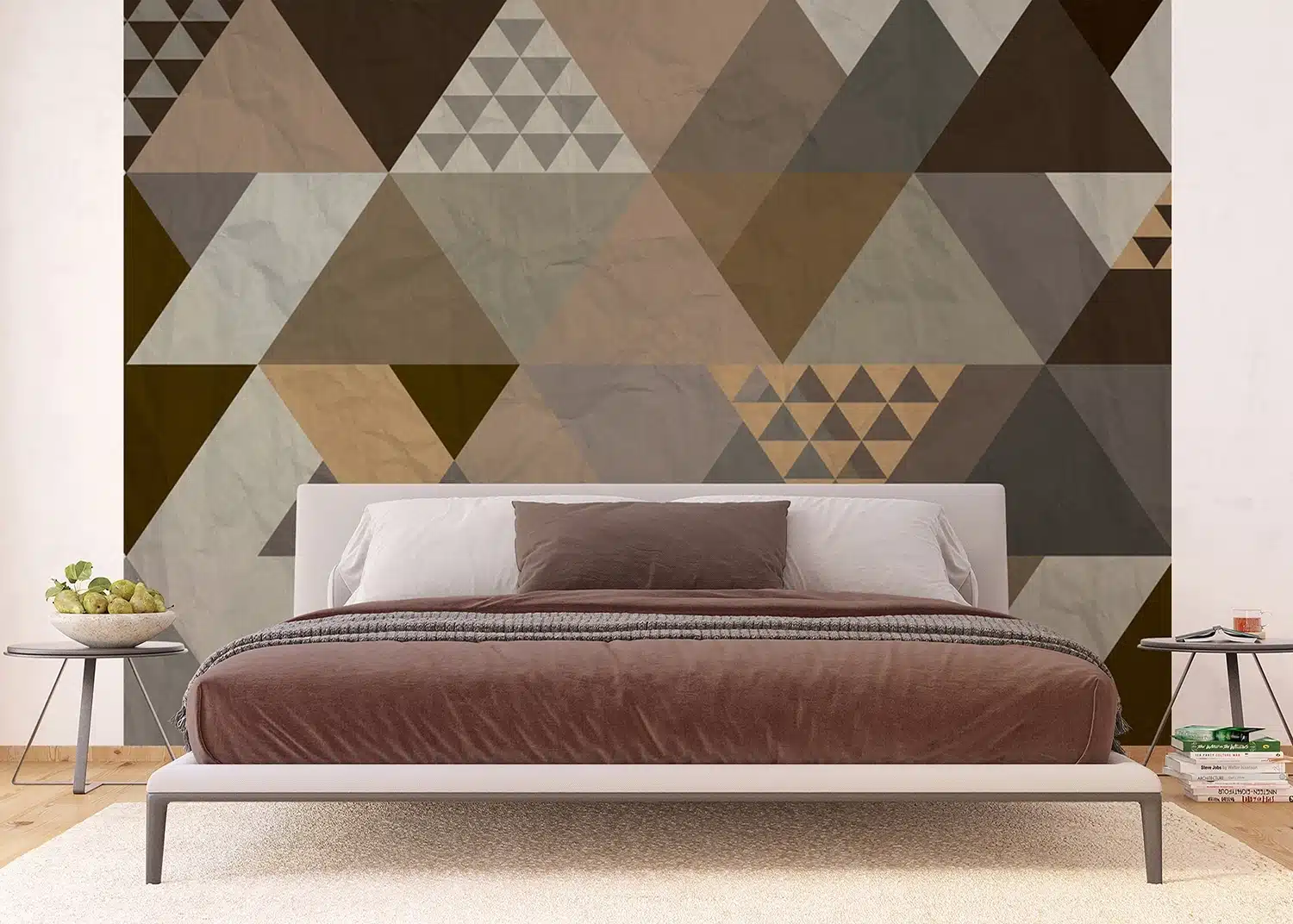 Custom Size Wall Mural Triangles | Premium Non-Woven Wallpaper | FTNS1256 6