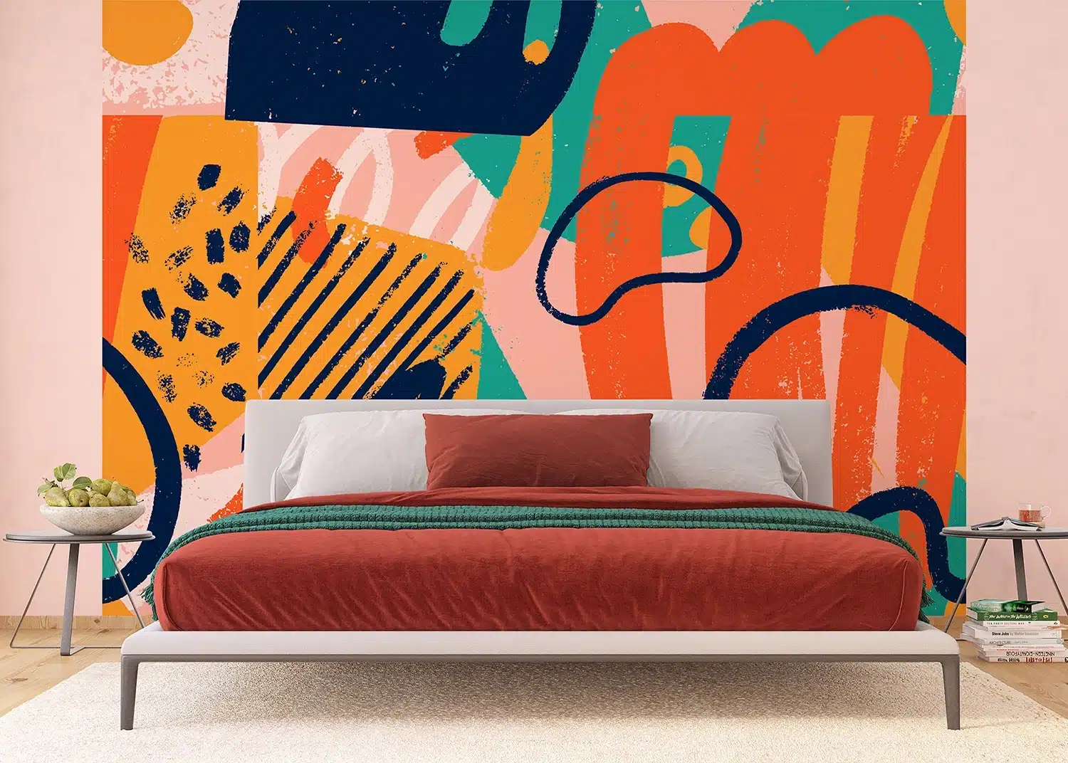 Custom Size Wall Mural Art Modern | Premium Non-Woven Wallpaper | FTNS1272 6
