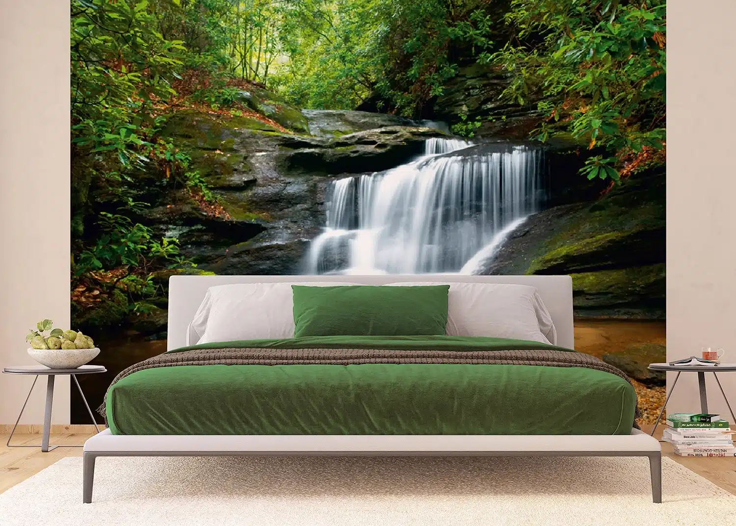 Custom Size Wall Mural Waterfall | Premium Non-Woven Wallpaper | FTNS2450 6